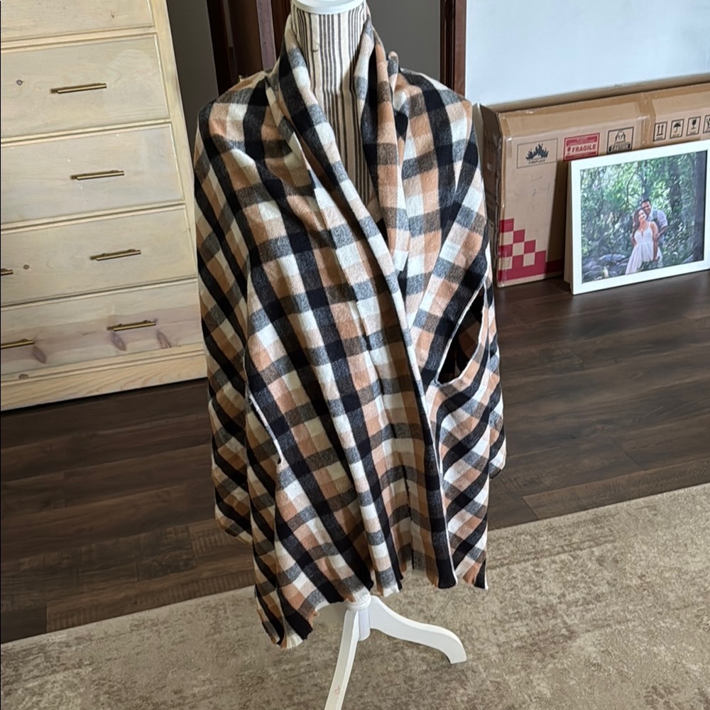 A New Day Plaid Shawl